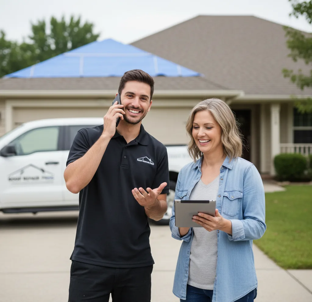 Modern Solutions Roof Repair customer support in Melcher Dallas